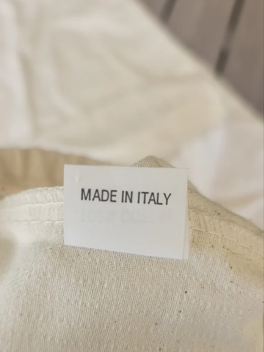 Loro Piana Cream Drawstring Garment Bags (Pair)